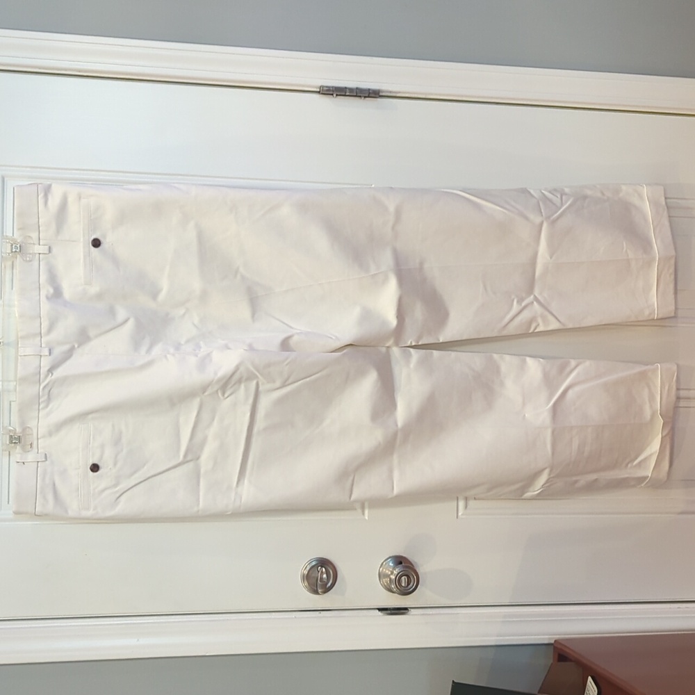 Haggar Men's White Dress Pants - Picture 3 of 6